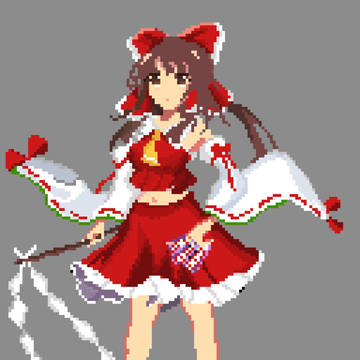 【Pixelart】像素博丽灵梦进化史