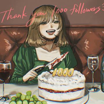 フォロワー1000人ありがとうございます！