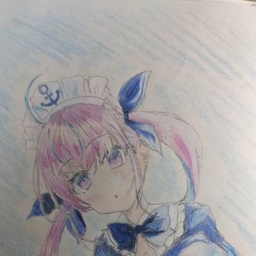 こっちを見つめるあくたん