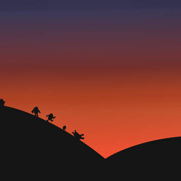 Beans dunes sunset