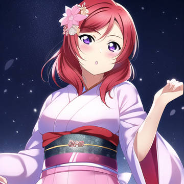 着物姿の真姫ちゃん❤１２