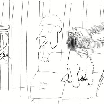 chainsaw cat head shake