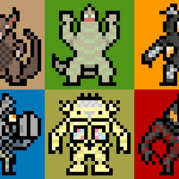 ウルトラ怪獣ドット絵