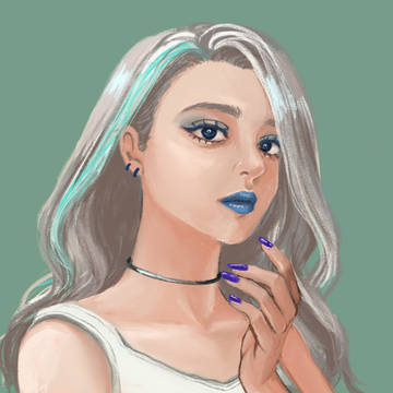 blue