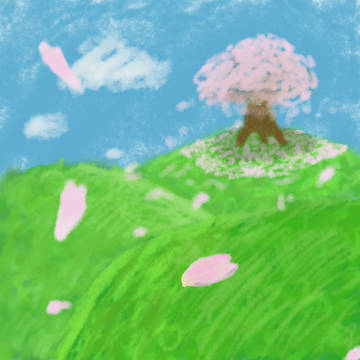 桜舞う