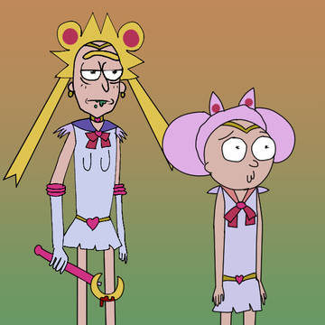 Sailor Sanchez and Chibusa Smith