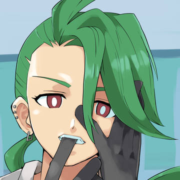 チリちゃんの指噛み