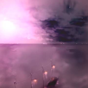 桟橋のむこう・・