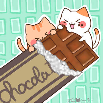 2月の壁紙用イラスト