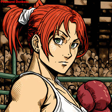 Girl boxer