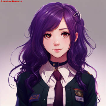A girl in uniform