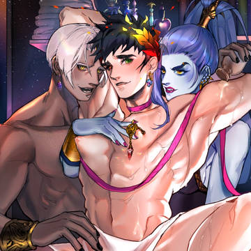 【※小説本サンプル】タナザグメグが3神でイチャラブえっちな熱い夜