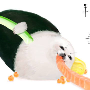 恵方巻ざらし