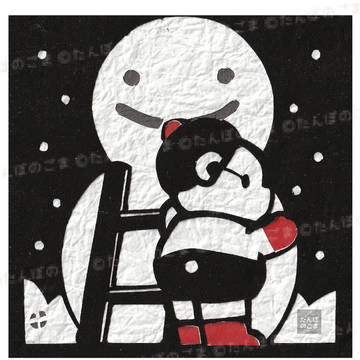雪だるまとくま