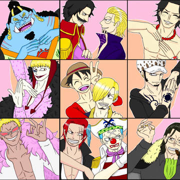 ONE PIECEキャラでハート絵　part2