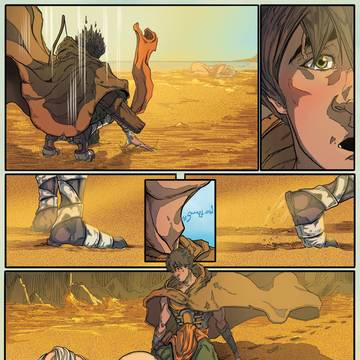 Manga comic digital art