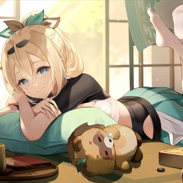 寝転びいろはちゃん