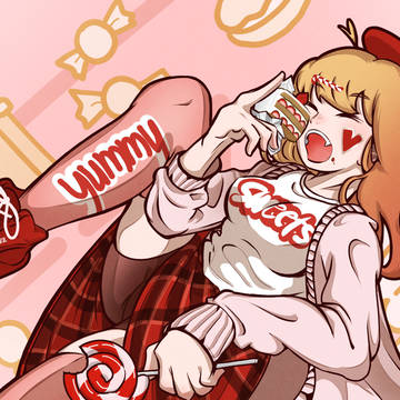 食いしん坊な女の子