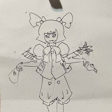 【UNDERTALE】パッケ裏の落書き【Muffet+α編】