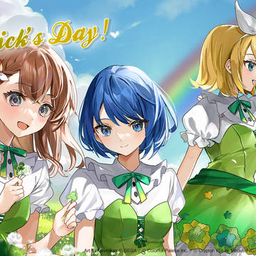 【仕事絵】プロセカ聖パトリックデー記念イラスト（WW 版）