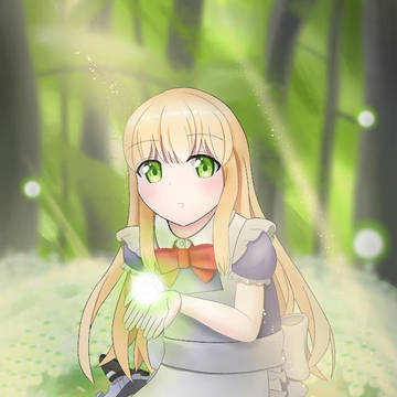 森の中