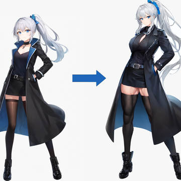 (OC)アビゲールの前&後/Abigail's b4&after