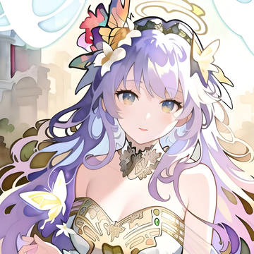 風景の少女です