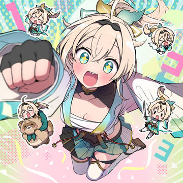 ホロライブ/風真いろは様のオリジナル曲のイラスト
