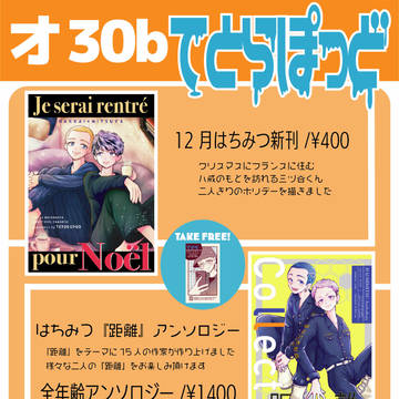 【TOKYO罹破維武武13】お品書きとポスター