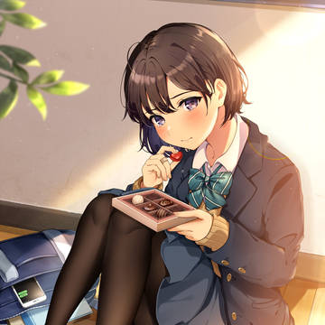ほろ苦い。