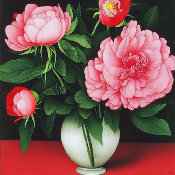 さまざまなポーズとさまざまな表情の花