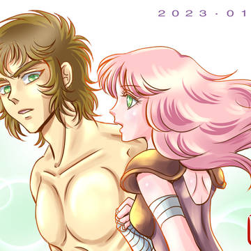 アイオロス　夢絵　Love at first sight