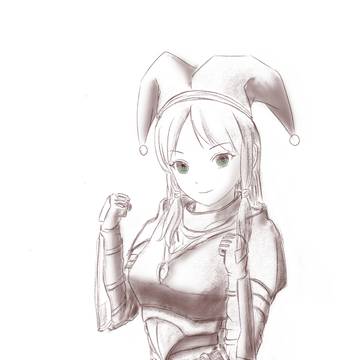 えんぴつで描いてみたラクガキ