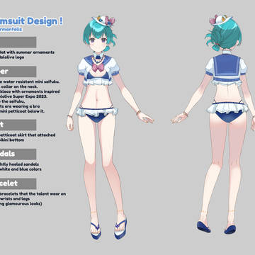 Hololive Contest-Swimsuit Design