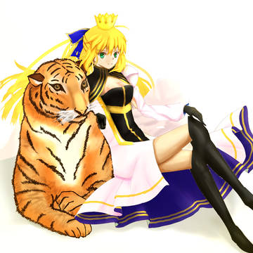 阿爾托莉雅 Caster & 虎