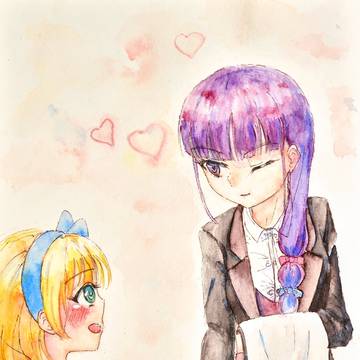 執事パチュリーとロリスちゃん