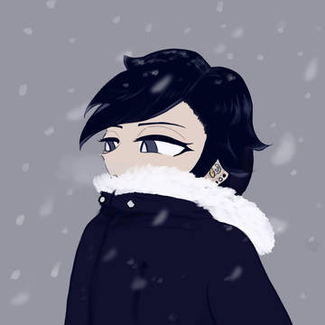 雪中