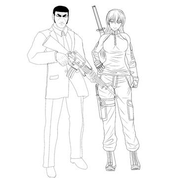 ゴルゴ13　＆　娘　リサ　フェルナンデス