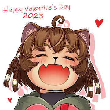 バレンタインイラスト2023
