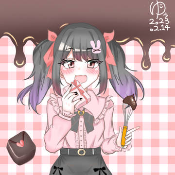 バレンタイン絵