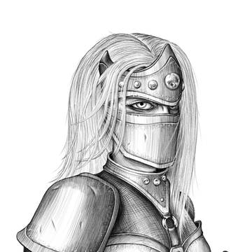 Red Ninja Sketch 1