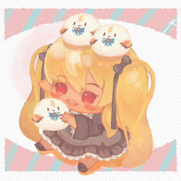 フレアちゃんツインテール