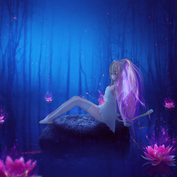 Fantasy Lake Kitten