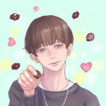 男の子だってチョコあげたい！