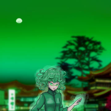 Tatsumaki Hanging out