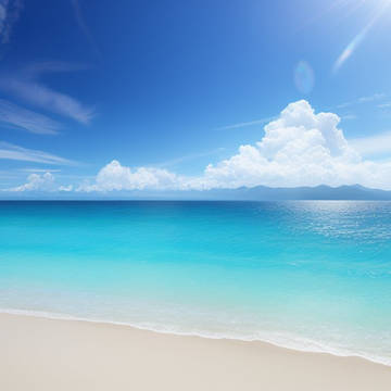 平和な海辺