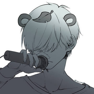 v落書き