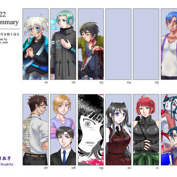 CoC立ち絵 (2022年まとめ)