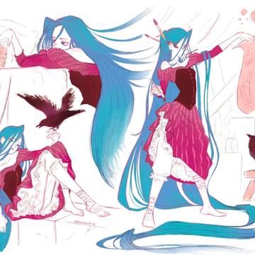 Tangled AU Jinx and Ekko