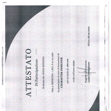 Attestato Louis Formazione
